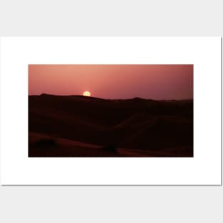 Desert Sunset 4 Posters and Art